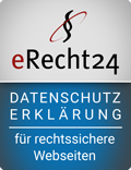 Siegel Datenschutzerklärung eRecht24